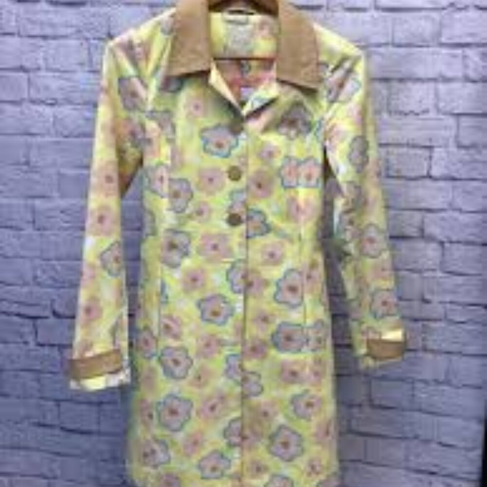 Royal Floral trench coat